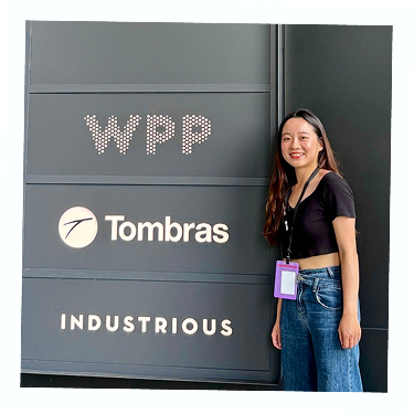 The WPP and Tombras office signage